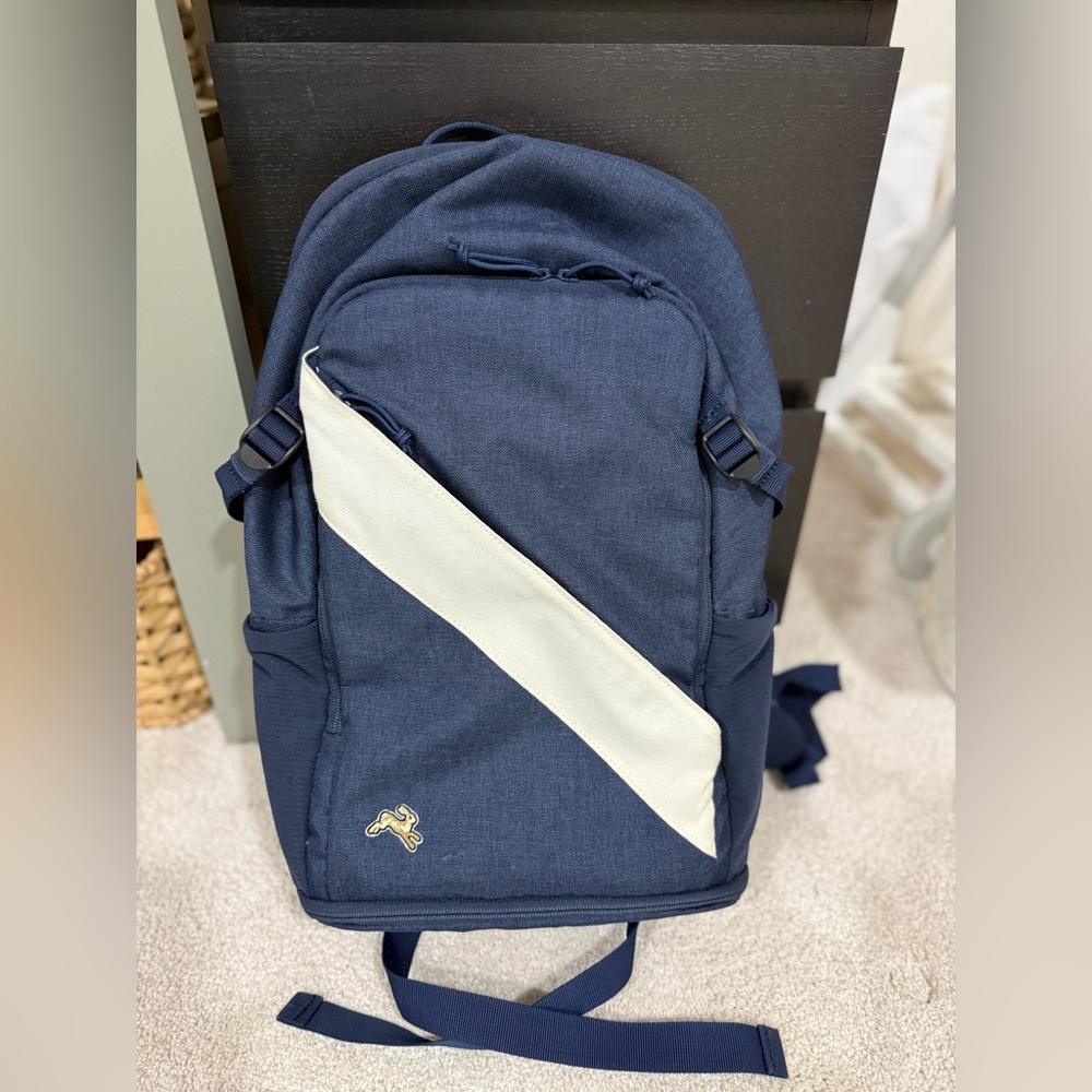 Tracksmith Navy Olmsted Backpack